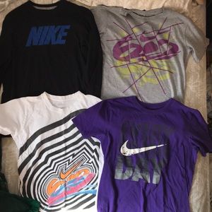 Lot of Boys Nike t-shirts